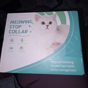 Meowing Stop Collar - Teal